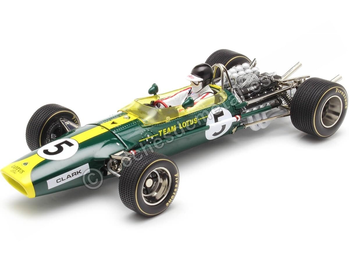 Fits Lotus Type 49 Nº5 Jim Clark Winner GP USA 1:18 Quartzo 18222
